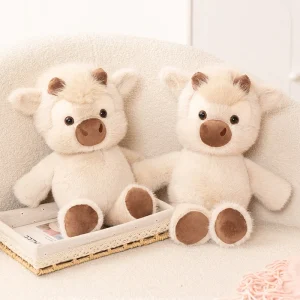 Peluche Vache Highland – Doudou Vache Écossaise Tout Doux